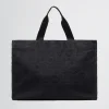 Borsa tote jacquard nera