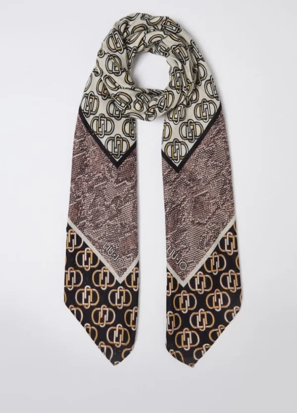 Foulard con stampa