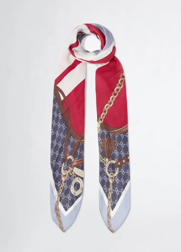 Foulard con stampa