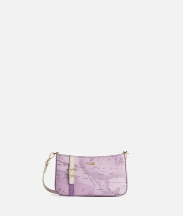 Geo orchidea pochette con tracolla malva