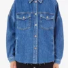 Giacca overshirt in denim