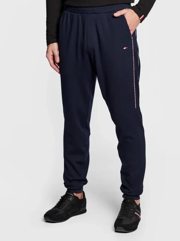 Joggers sport con bordo a contrasto