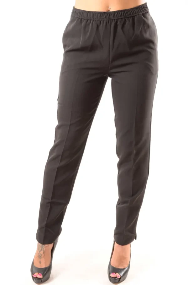 Pantalone jogger a vita media