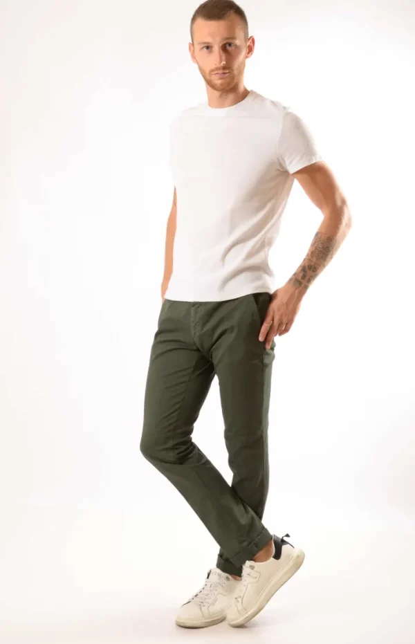 Pantalone milanostyle in microfantasia