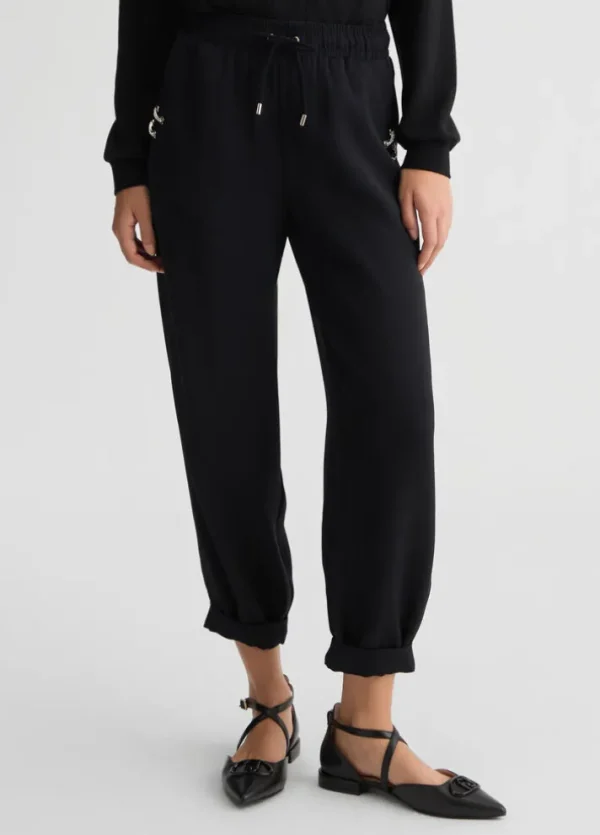 Pantaloni gging cropped