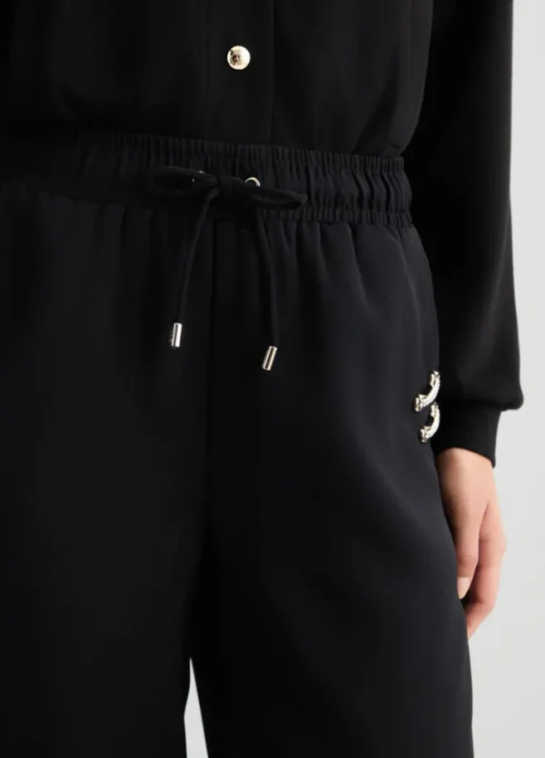 Pantaloni gging cropped