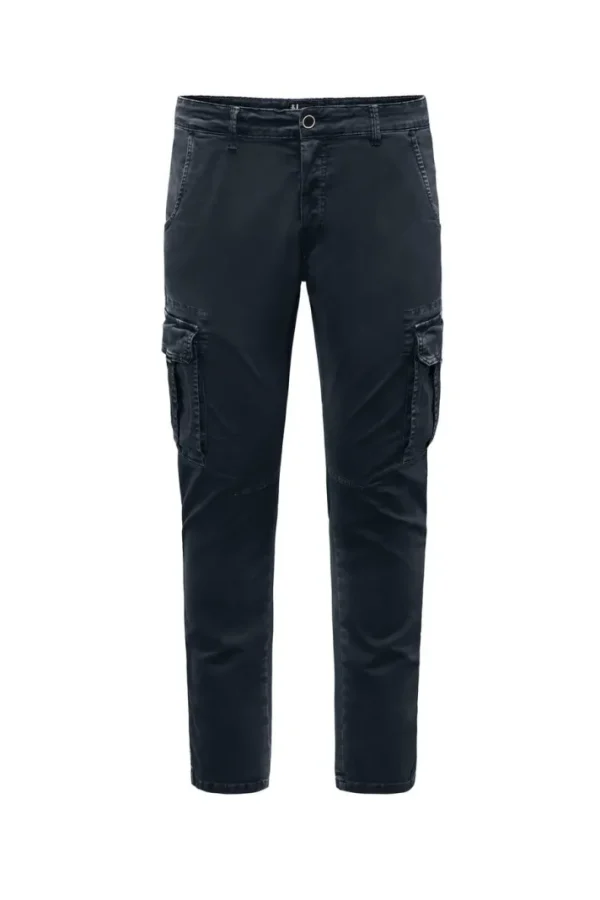 Pantaloni gum cargo slim fit