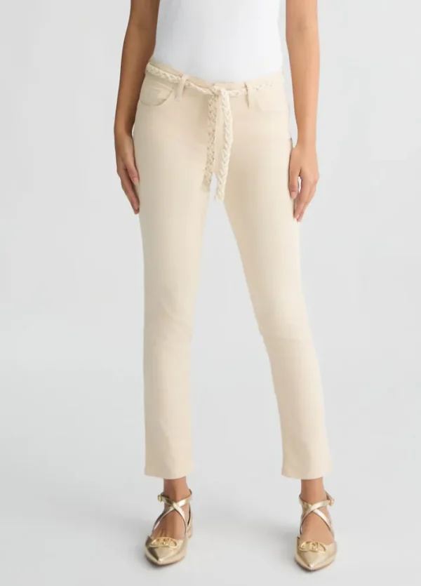 Pantaloni skinny con cintura