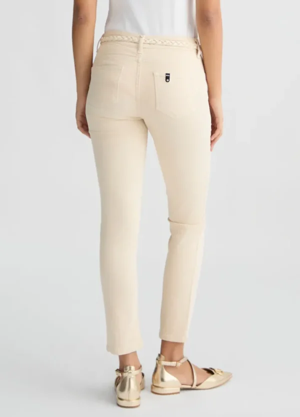 Pantaloni skinny con cintura